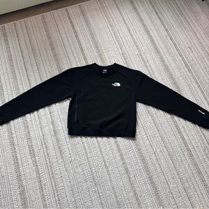 The North Face Tekware Women’s Long Sleeve Crop Top Flash dry Black Jacket Sweat